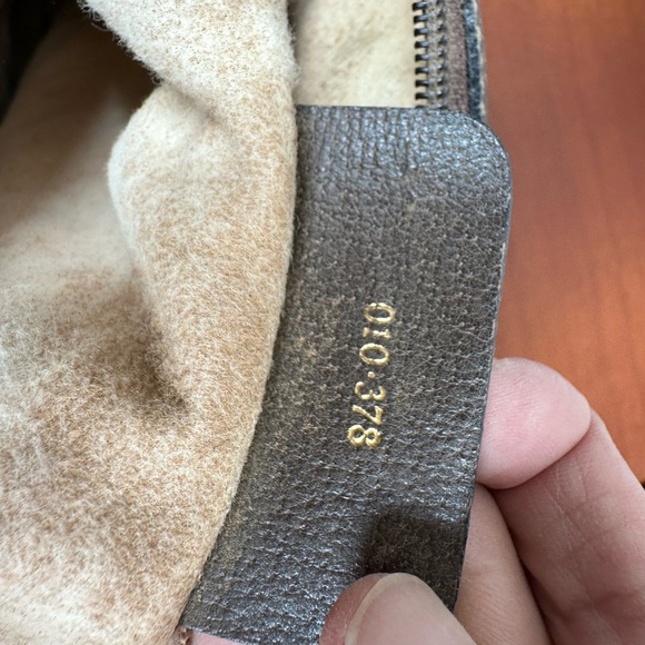 Auth Gucci GG Supreme Sherry Line
PVC Brown Mini Boston Bag - Picture 8 of 16